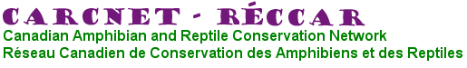 Canadian Amphibian and Reptile Conservation Network - Réseau Canadien de Conservation des Amphibiens et des Reptiles